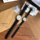 Perfect Replica Tissot T52 White Dial Black Leather Strap Quartz Couple Watch  (2)_th.jpg